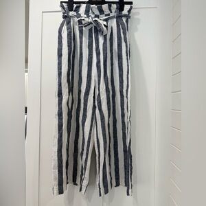 Olivaceous Striped Pants